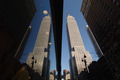 Empire State Building and reflection
