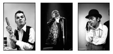 Ian Dury triptych
