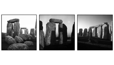 Stonehenge triptych